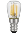 Ampoule LED filament E14 3W dimmable - Pygmy, 5,6cm, 220lm, 2700K, verre clair
