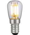 Ampoule LED filament E14 3W dimmable - Pygmy, 5,6cm, 220lm, 2700K, verre clair