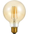 Ampoule LED E27 4W dimmable G95 - Filament, 2200K, verre doré, 350lm