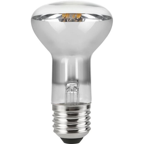 Ampoule LED filament E27 5,5W dimmable - R63, 400lm, 2500K, verre clair