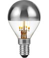 Ampoule LED E14 4W dimmable, calotte argentée - G45, 260lm, 2500K