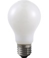 Ampoule LED E27 6W dimmable - A60, verre opale, filament, 2500K, 470lm