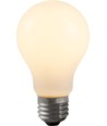 Ampoule LED E27 6W dimmable - A60, verre opale, filament, 2500K, 470lm
