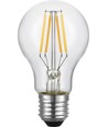 Ampoule LED filament E27 4W dimmable - A60, 2200K, verre clair, 360lm