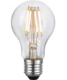 Ampoule LED filament E27 4W dimmable - A60, 2200K, verre clair, 360lm
