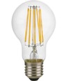 Ampoule LED E27 8W dimmable - A60, filament, 806lm, verre clair, 2500K