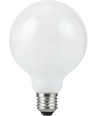 Ampoule LED globe E27 5,5W dimmable - G95, verre opale, 2500K, filament