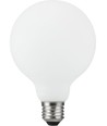 Ampoule LED E27 5,5W dimmable - G95, filament, blanc mat, 550lm, 2500K