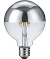 Ampoule LED E27 6,5W dimmable - G95, calotte argentée, 2500K