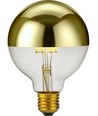 Ampoule LED E27 6,5W dimmable - G95, calotte dorée, 2500K