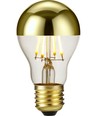 Ampoule LED E27 4W dimmable - Calotte dorée, A55, 2500K