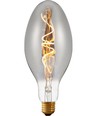 Ampoule LED filament E27 4W dimmable - Ellipse C100, Smoke, 2200K, 100lm