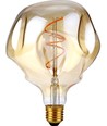 Ampoule LED E27 4W XL Flex Mystery - G125, dimmable, 2000K, verre doré, filament