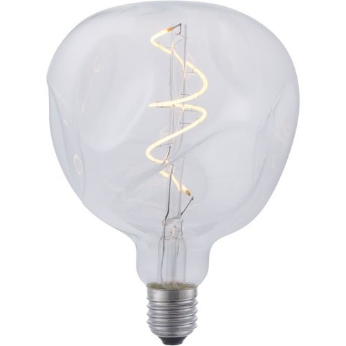 Ampoule LED E27 4W XL Flex Mystery - G125, filament, dimmable, 2200K, verre clair