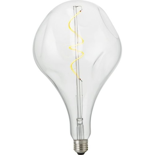 Ampoule LED E27 4W XXL Mystery dimmable - A165, 250lm, 2500K, verre clair, filament flexible