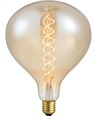 Ampoule filament E27 6W XXL Flex R160 - 350lm, dimmable, verre doré, 2000K