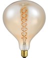 Ampoule filament E27 6W XXL Flex R160 - 350lm, dimmable, verre doré, 2000K