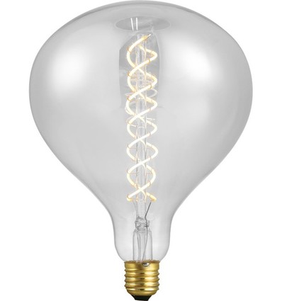 Ampoule LED XXL filament E27 5,5W dimmable - R160, 380lm, 2200K, verre clair