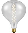 Ampoule LED XXL filament E27 5,5W dimmable - R160, 380lm, 2200K, verre clair
