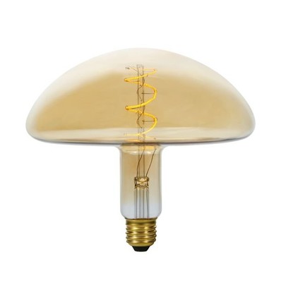 Ampoule LED filament E27 4W dimmable - XL Flex Mush, 200lm, 2000K, verre doré