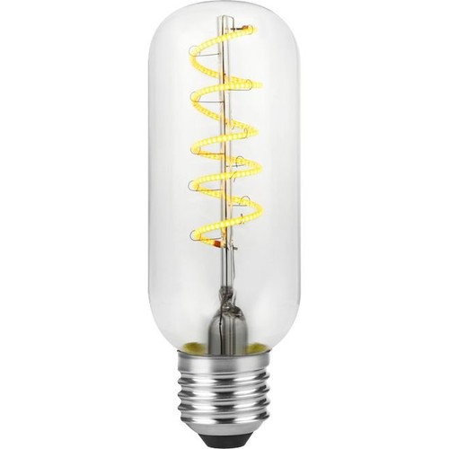 Ampoule LED E27 4,5W Filament Flex AX Tube - 13cm, 2200K, dimmable, verre clair