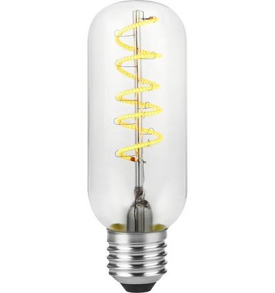 Ampoule LED E27 4,5W Filament Flex AX Tube - 13cm, 2200K, dimmable, verre clair