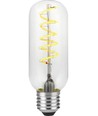 Ampoule LED E27 4,5W Filament Flex AX Tube - 13cm, 2200K, dimmable, verre clair