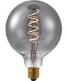 Ampoule LED E27 4,5W dimmable - G125, Filament Flex, Smoke, 2200K, 150lm