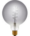 Ampoule LED E27 4,5W dimmable - G125, Filament Flex, Smoke, 2200K, 150lm