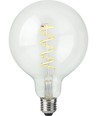 Ampoule LED filament E27 4W dimmable - G125, Flex Globe, 2200K, 250lm, verre clair