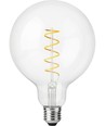 Ampoule LED filament E27 4W dimmable - G125, Flex Globe, 2200K, 250lm, verre clair