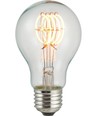 Ampoule LED filament E27 4W dimmable - A60, Filament flexible, 2200K, 210lm, verre clair