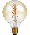 Ampoule LED E27 5W dimmable - G95, Gold, Flex Double Helix, 2000K, 300lm