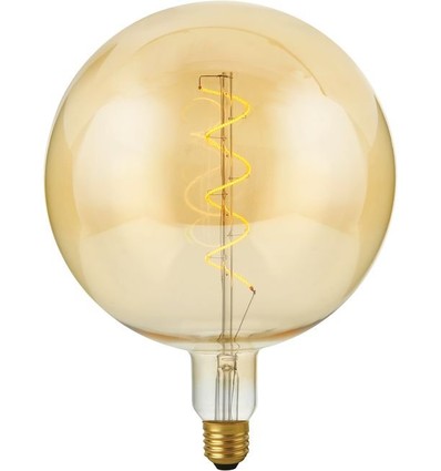 Ampoule filament E27 4W XXL Flex G200 - 250lm, 2000K, dimmable, verre doré