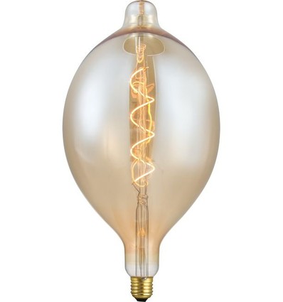 Ampoule LED E27 4W XXL Flex Filament - 34cm, 2000K, Ambrée, dimmable