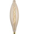 Ampoule filament flexible E27 4W XXL - 44cm, 2000K, verre doré, dimmable