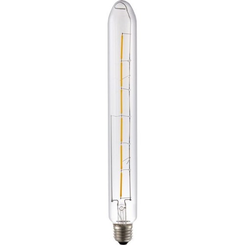 Ampoule LED filament E27 5W dimmable - Colorenta, 31,5cm, 2500K, verre clair, 500lm