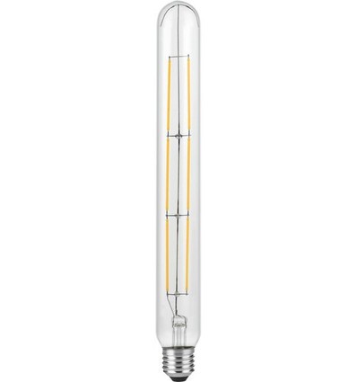 Ampoule LED filament E27 4,5W dimmable - Colorenta, 31,5cm, 2200K, verre clair, 460lm