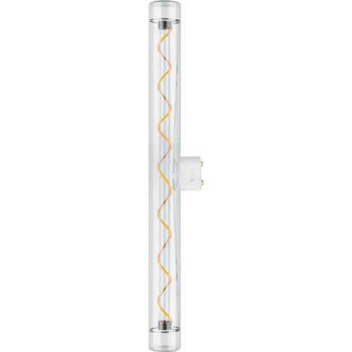 Ampoule LED S14d 2,8W dimmable - T30, filament spirale, 2200K, verre clair