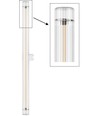 Ampoule LED filament S14d 4W dimmable - T30, 2200K, 240lm, verre clair