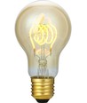 Ampoule LED E27 5W dimmable 3 niveaux - A60, 2200K, Or, Filament Flexible, 460lm