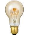 Ampoule LED E27 5W dimmable 3 niveaux - A60, 2200K, Or, Filament Flexible, 460lm