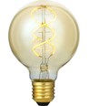 Ampoule LED E27 5W dimmable 3 étapes - G80, Or, Filament flexible, 2200K, 460lm