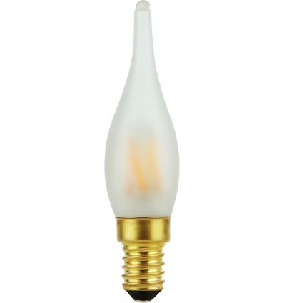 Ampoule LED E14 1,8W dimmable - Flamme C23, Mini Tip, 2000K, verre dépoli