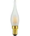 Ampoule LED E14 1,8W dimmable - Flamme C23, Mini Tip, 2000K, verre dépoli