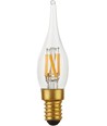 Ampoule LED E14 1,8W dimmable - Flamme C23 Mini Tip, 2000K, verre clair