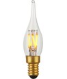 Ampoule LED E14 1,8W dimmable - Flamme C23 Mini Tip, 2000K, verre clair