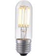 Ampoule LED filament tube B22d 5W dimmable - 9,5cm, 2700K, verre clair