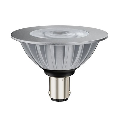 Ampoule LED Ba15d AR70 6,5W, 12V - 530lm, 36°, dimmable, blanc chaud