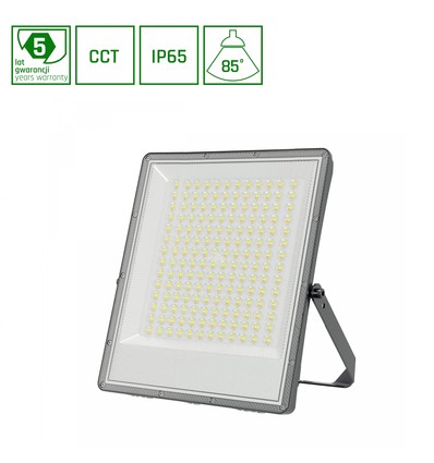 Projecteur LED 150W NOCTIS MAX - IP65, CCT 3-en-1, gris, extérieur